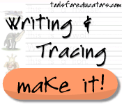 writing and tracing worksheet maker